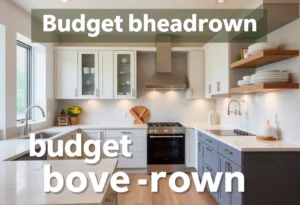 Detailed cost breakdown for a kitchen renovation project.