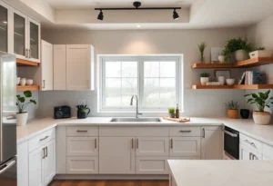 Updated kitchen interior showcasing affordable makeover ideas
