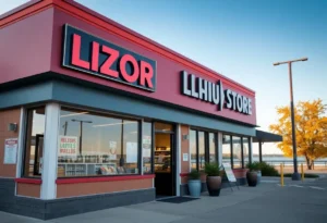 Renovated Mega-Bev liquor store in Holland, Michigan.