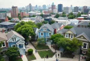 Renovated homes and community projects in Detroit