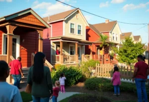 Community participating in home repair initiatives in District 3