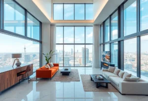 A beautifully renovated luxury home featuring contemporary architecture and design.
